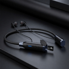 Sports TWS Earbuds with Magnetic Neckband, Bluetooth 5.3, 120H Playtime