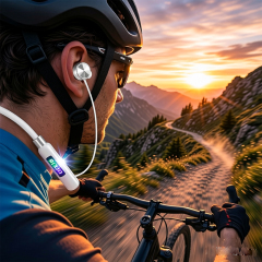 Sports TWS Earbuds with Magnetic Neckband, Bluetooth 5.3, 120H Playtime