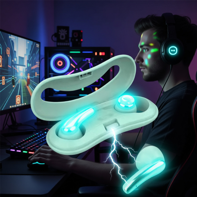 New In-Ear Wireless Earbuds with TFY Blue Charging Case,Bluetooth 5.4