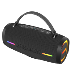 WESDAR 14W Portable Bluetooth Speaker with RGB Lights, Powerful Bass, BT6.0, IPX5