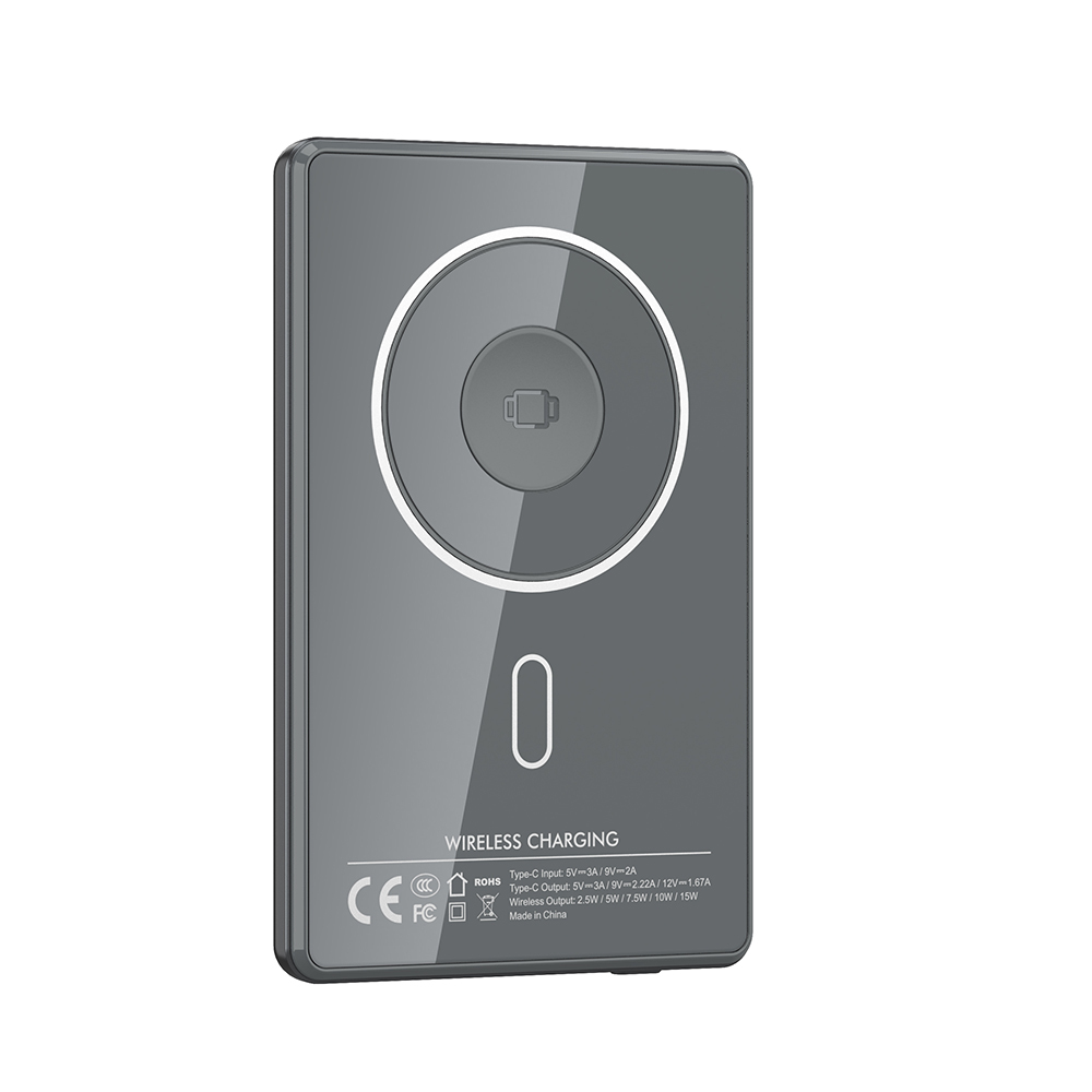 3-in-1 Magnetic Foldable Stand Power Bank: 22.5W PD Fast Charging
