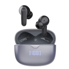 Travel Earbuds with Battery % Screen, Bluetooth 6.0