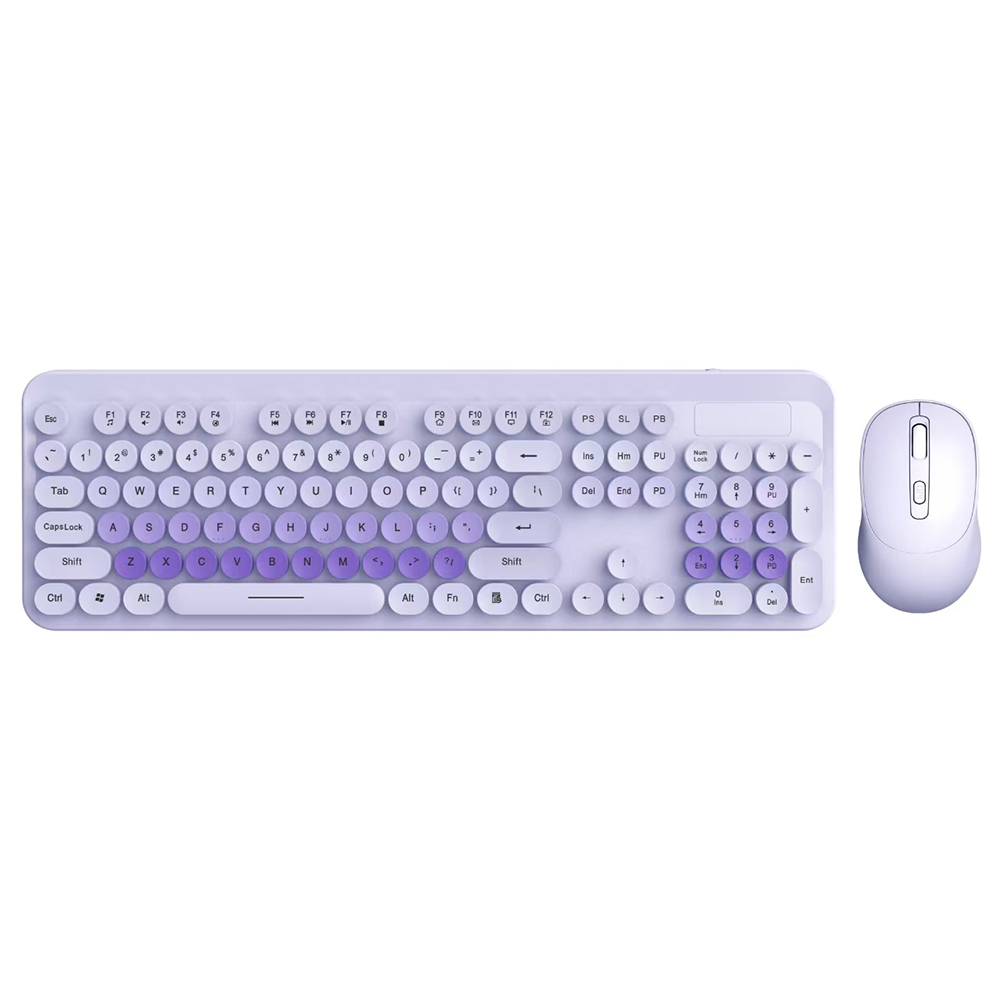 2.4G Wireless Keyboard and Mouse Combo With RGB Backlit