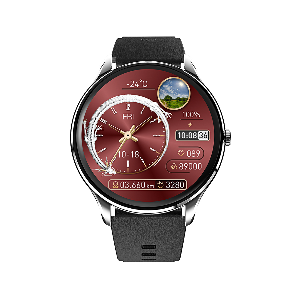 Luxury Women's Smartwatch Sports Health Monitor Heart Rate,1.46" IPS Wireless Charging