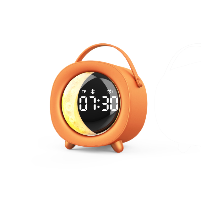 WESDAR Mini Portable Bluetooth Speaker 5.3,RGB Light, Alarm Clock & FM Radio