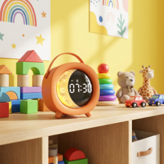 WESDAR Mini Portable Bluetooth Speaker 5.3,RGB Light, Alarm Clock & FM Radio