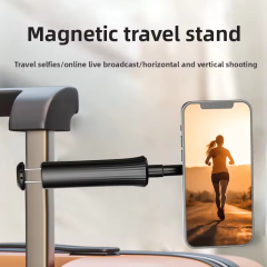 Foldable Travel Phone Stand Selfie Stick 4.9-8.4in, Magnetic Detachable Tripod