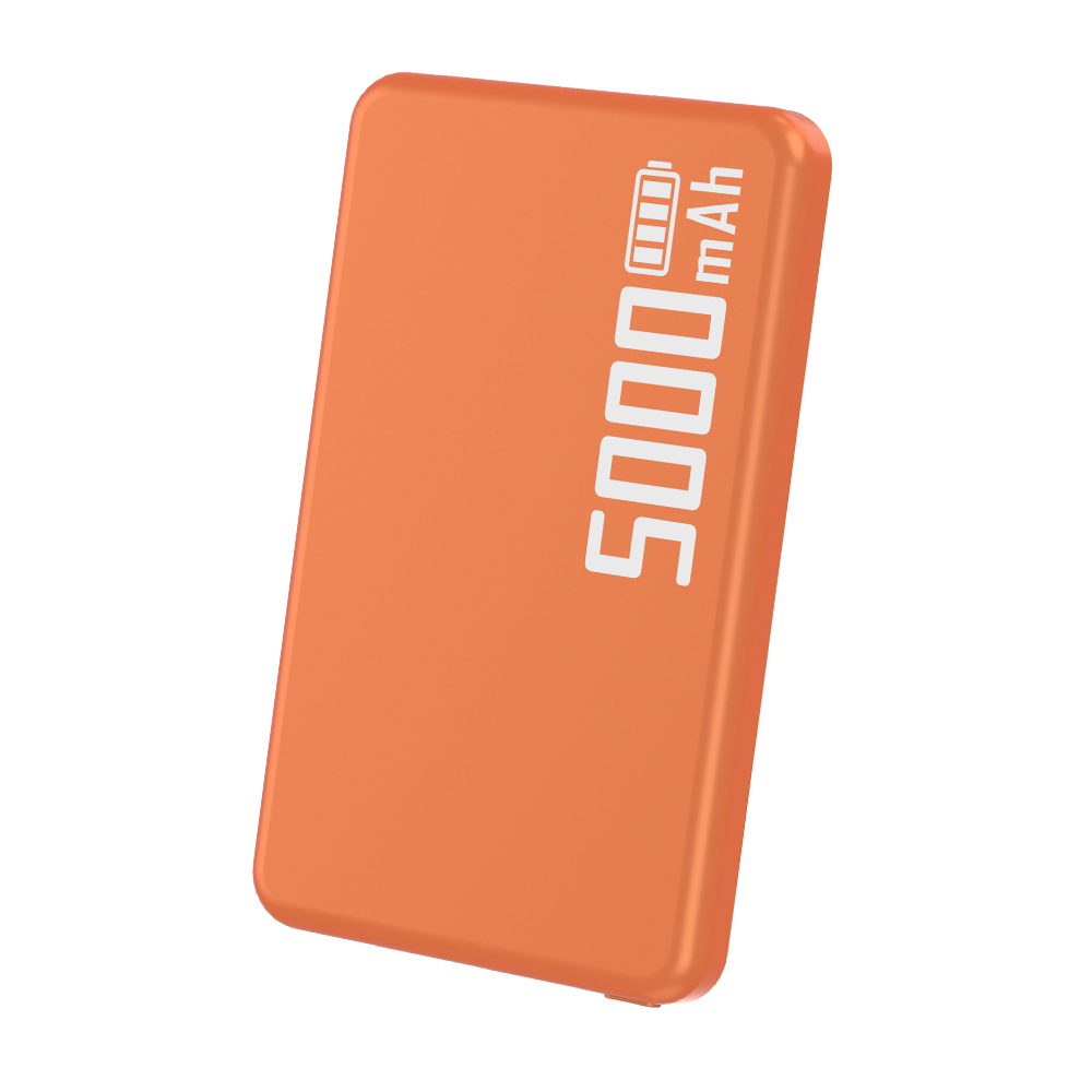 Slim Magnetic Wireless Power Bank 5000mAh, 15W Fast Charging