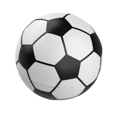 Bluetooth 5.4 Football Shaped Semi-In-Ear Earphones with Lanyard