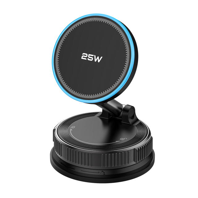 25W/15W Fast Wireless Charger Stand, Foldable Magnetic Phone Charger, Qi2 Certified