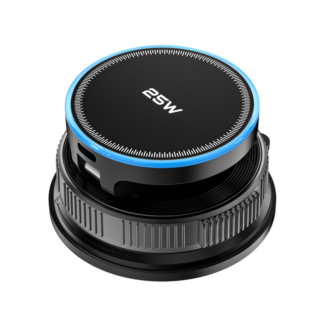 25W/15W Fast Wireless Charger Stand, Foldable Magnetic Phone Charger, Qi2 Certified