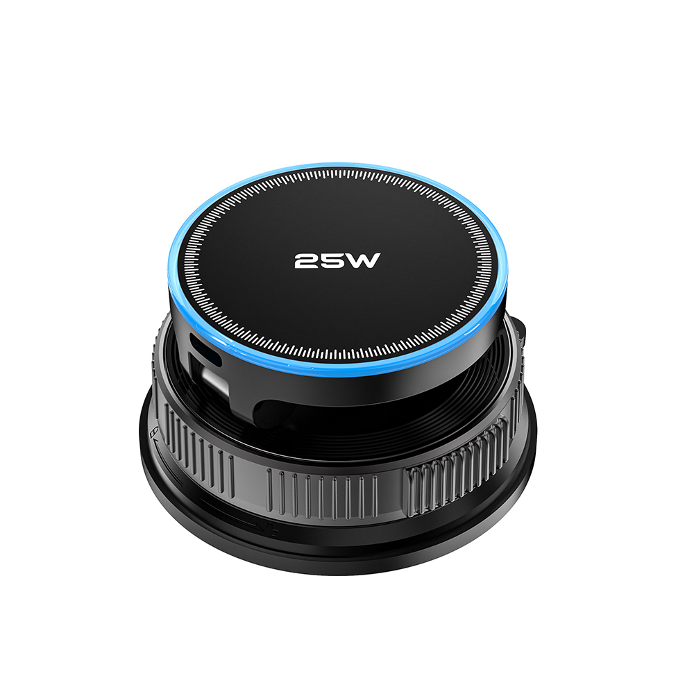 25W/15W Fast Wireless Charger Stand, Foldable Magnetic Phone Charger, Qi2 Certified