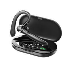 360° Rotating Ear Hook Bluetooth 5.4 Headset,Wireless Flexible Earphones