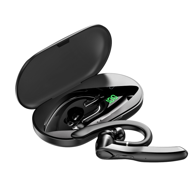 360° Rotating Ear Hook Bluetooth 5.4 Headset,Wireless Flexible Earphones