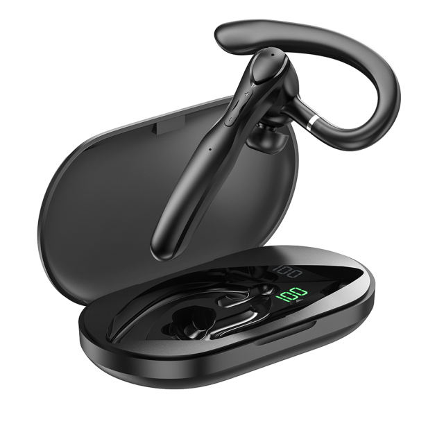 360° Rotating Ear Hook Bluetooth 5.4 Headset,Wireless Flexible Earphones