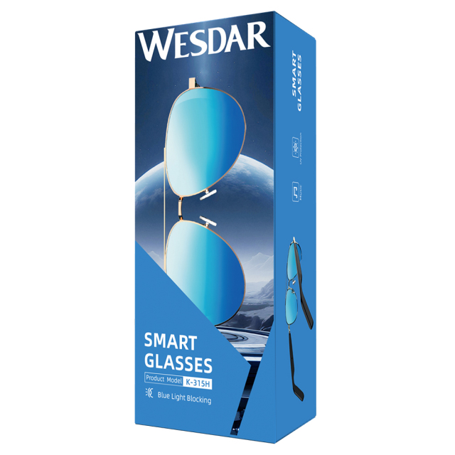 WESDAR BT 6.0 Smart Glasses | Wireless Audio Sunglasses