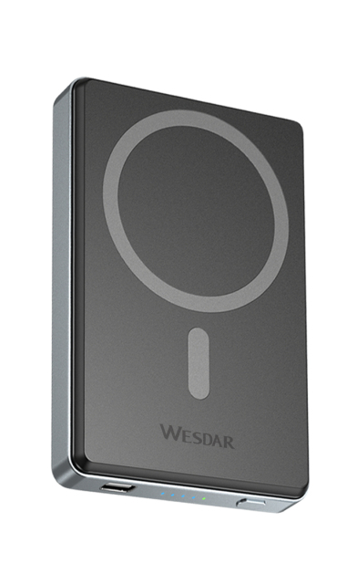 WESDAR 5000mah Magnetic Wireless Charger Fast Charge Mobile Power Bank