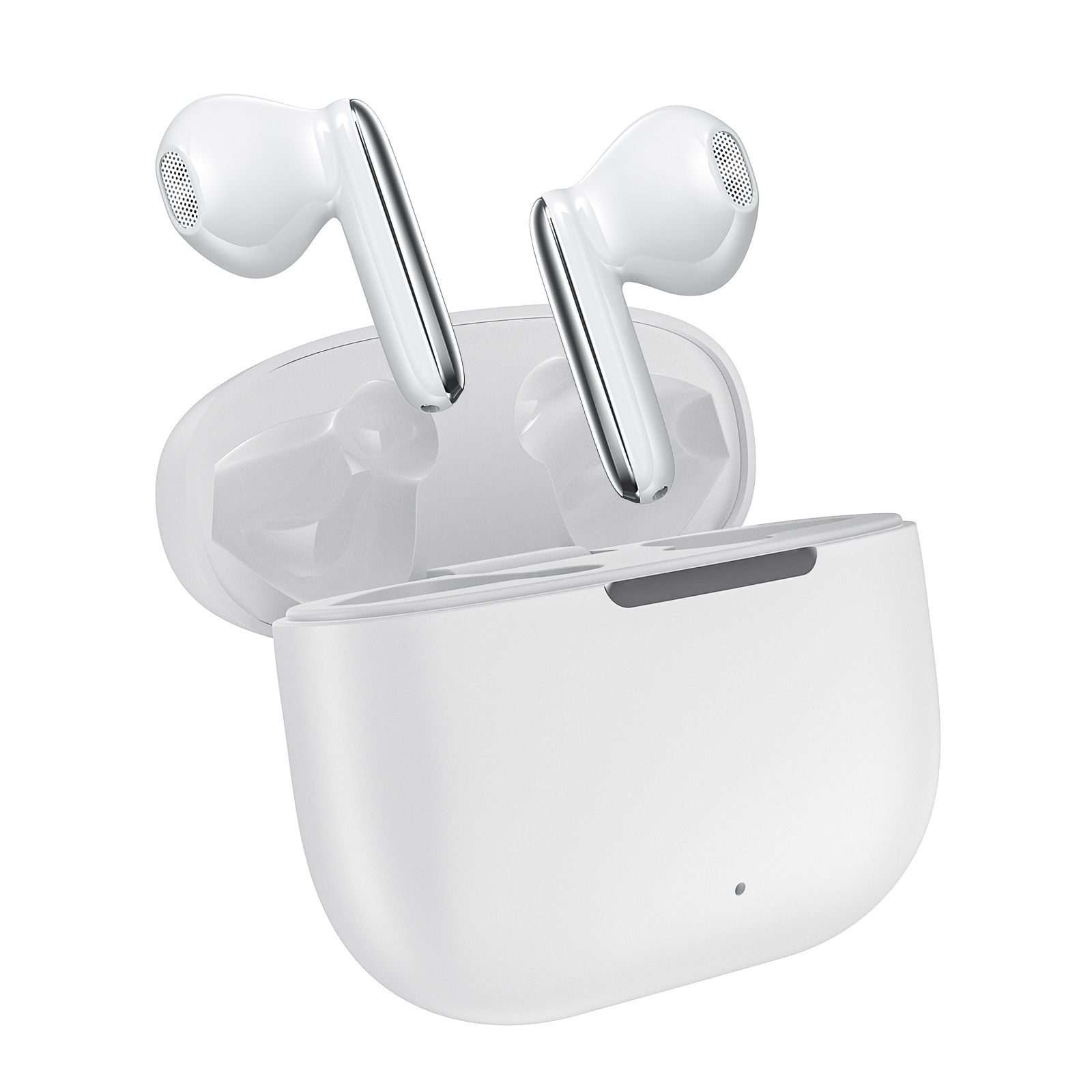 BT 5.4 Six‑Mic Hybrid ANC+ENC Wireless Semi In‑Ear Earphones