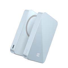 Metal+Explosion-proof Glass 10000mAh Magnetic Wireless Power Bank