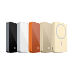 Metal+Explosion-proof Glass 10000mAh Magnetic Wireless Power Bank