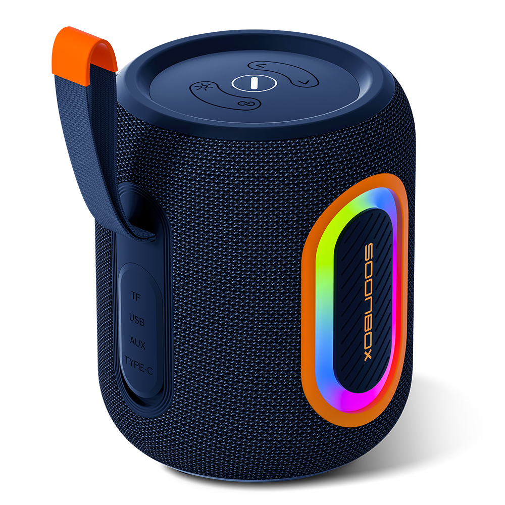 Portable IPX6 Waterproof Bluetooth 5.3 Speaker, 20W Deep Bass Sound