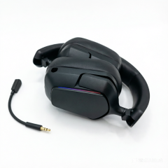 2.4G+BT 5.3 Triple Mode Gaming Headset, Foldable w/ Magnetic Deco & RGB Light