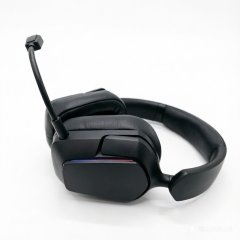 2.4G+BT 5.3 Triple Mode Gaming Headset, Foldable w/ Magnetic Deco & RGB Light