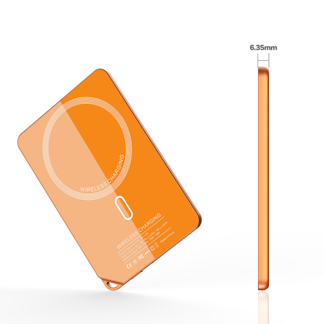 OBM 6.35mm Thickness Slim Magnetic Power Bank 5000mAh, 2 in 1,Charging