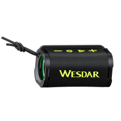 Portable 10W Bluetooth Speaker,Support TF/USB/TWS, Phone Call, LED Light