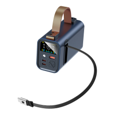 ABS+ Aluminum PD100W, 30000mAh Laptop Power Station For Outdoor Travel