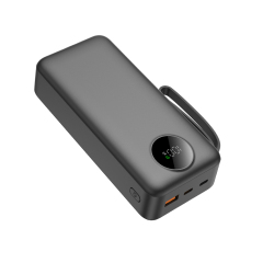 20000mAh Power Bank with LED Display, 4 Built-in Cables