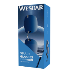 WESDAR BT 5.4 Smart Sunglasses | UV-Proof IPX4 | Music & Calls | Travel Essential