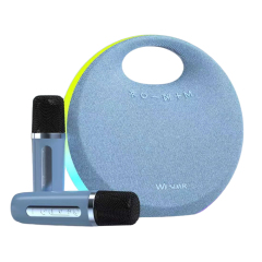 Portable Handheld Karaoke Speaker 10W Deep Bass RGB Light TWS – Party Anywhere!