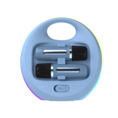 Portable Handheld Karaoke Speaker 10W Deep Bass RGB Light TWS – Party Anywhere!