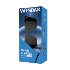 High Tech Wireless Glasses Build in Smart Bt Speaker