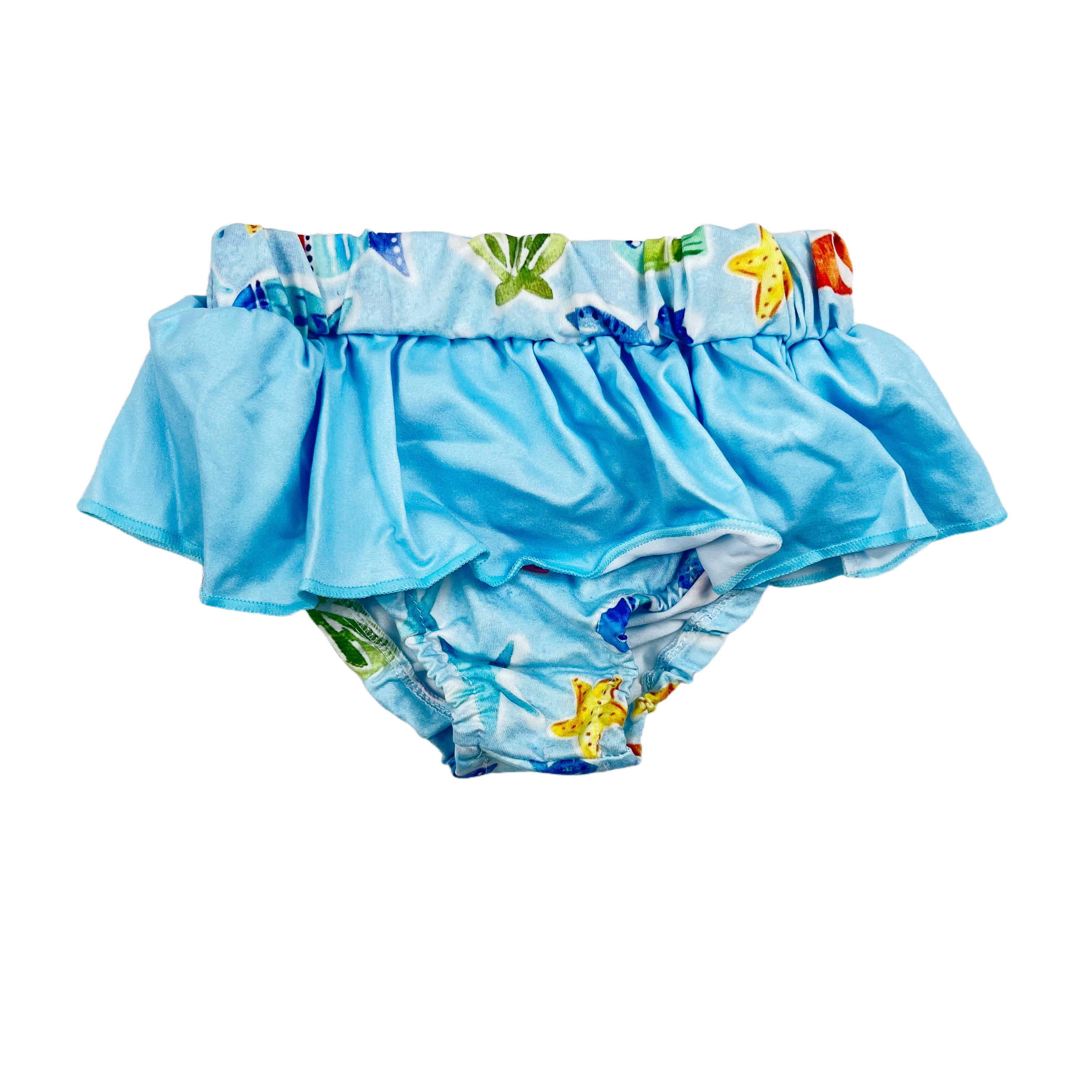 Children's Clothing Sweet Style fish Print shirting with bummies baby sets