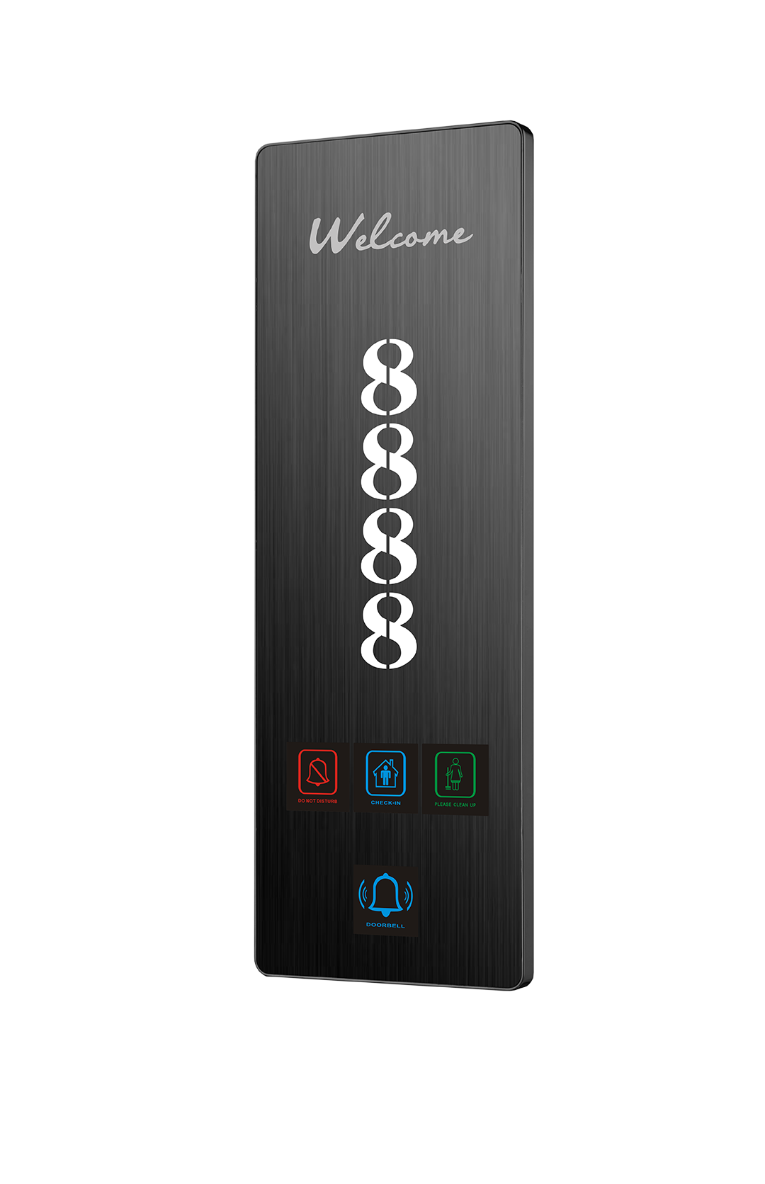 Sistem Bel Pintu DND Hotel Greentech, Panel Bel Pintu, Pelat Pintu Hotel