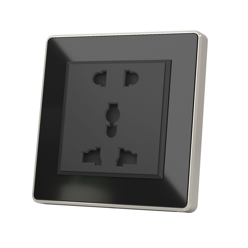 Soket Saklar Dinding Universal Ganda Daya Listrik Bahan Kaca PC 250V Maksimum Aluminium Nirkabel Dapat Disesuaikan untuk Hotel,Soket Saklar Dinding Universal Ganda Daya Listrik Bahan Kaca PC 250V Maksimum Aluminium Nirkabel Dapat Disesuaikan untuk Hotel,greentech