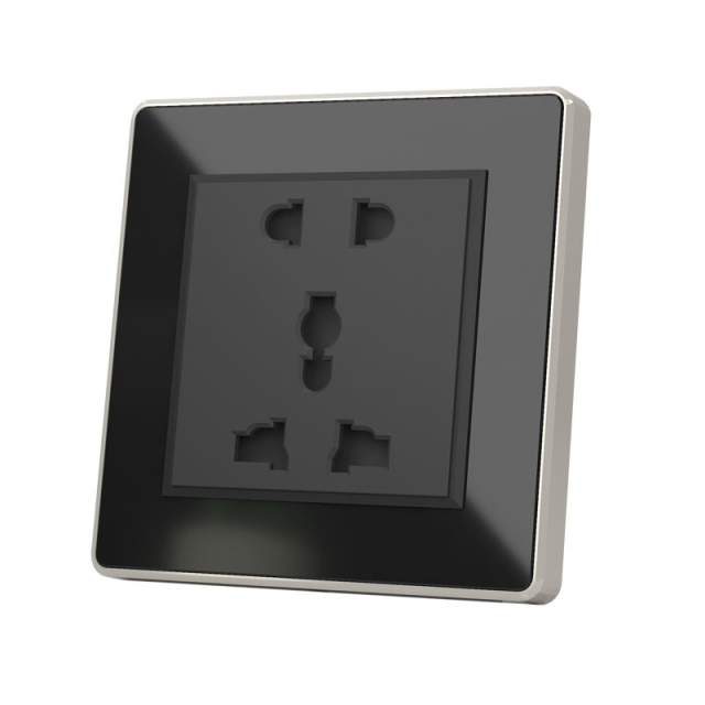 Soket Saklar Dinding Universal Ganda Daya Listrik Bahan Kaca PC 250V Maksimum Aluminium Nirkabel Dapat Disesuaikan untuk Hotel,Soket Saklar Dinding Universal Ganda Daya Listrik Bahan Kaca PC 250V Maksimum Aluminium Nirkabel Dapat Disesuaikan untuk Hotel,greentech