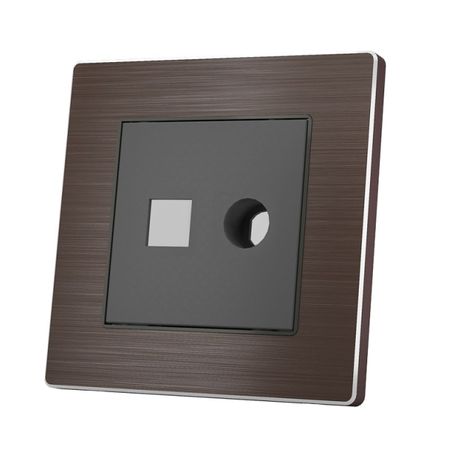 Saklar Hotel Tahan Air, Soket Universal, Bahan Kaca untuk Telepon/TV/Internet,Saklar Hotel Universal Tahan Air Dual USB dengan Tegangan Maksimum 250 Volt, Bahan Kaca, untuk Telepon/TV/Internet, Level IP66, Hemat Daya, Soket Universal untuk Telepon/TV/Internet,greentech