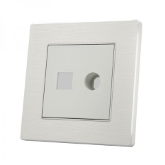 Saklar Hotel Tahan Air, Soket Universal, Bahan Kaca untuk Telepon/TV/Internet,Saklar Hotel Universal Tahan Air Dual USB dengan Tegangan Maksimum 250 Volt, Bahan Kaca, untuk Telepon/TV/Internet, Level IP66, Hemat Daya, Soket Universal untuk Telepon/TV/Internet,greentech