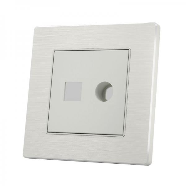 Saklar Hotel Tahan Air, Soket Universal, Bahan Kaca untuk Telepon/TV/Internet,Saklar Hotel Universal Tahan Air Dual USB dengan Tegangan Maksimum 250 Volt, Bahan Kaca, untuk Telepon/TV/Internet, Level IP66, Hemat Daya, Soket Universal untuk Telepon/TV/Internet,greentech