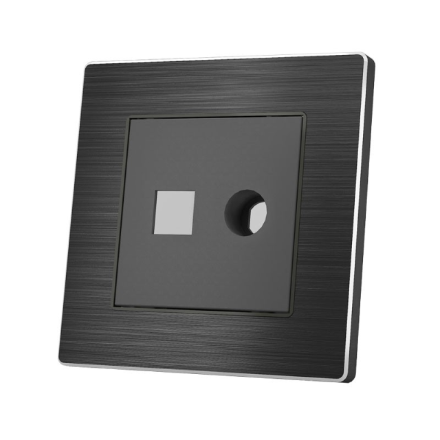 Saklar Hotel Tahan Air, Soket Universal, Bahan Kaca untuk Telepon/TV/Internet,Saklar Hotel Universal Tahan Air Dual USB dengan Tegangan Maksimum 250 Volt, Bahan Kaca, untuk Telepon/TV/Internet, Level IP66, Hemat Daya, Soket Universal untuk Telepon/TV/Internet,greentech