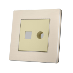 Saklar Hotel Tahan Air, Soket Universal, Bahan Kaca untuk Telepon/TV/Internet,Saklar Hotel Universal Tahan Air Dual USB dengan Tegangan Maksimum 250 Volt, Bahan Kaca, untuk Telepon/TV/Internet, Level IP66, Hemat Daya, Soket Universal untuk Telepon/TV/Internet,greentech