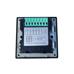 Saklar Panel Sentuh Lampu Pintar Hotel OEM Saklar Dinding Kutub Tunggal Kaca Tempered