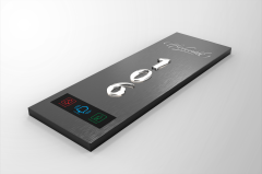 Customized Stainless Steel Acrylic Electronic Digital Doorplate for Hotels - Model KF601,Customized Stainless Steel Acrylic Electronic Digital Doorplate for Hotels - Model KF601,greentech