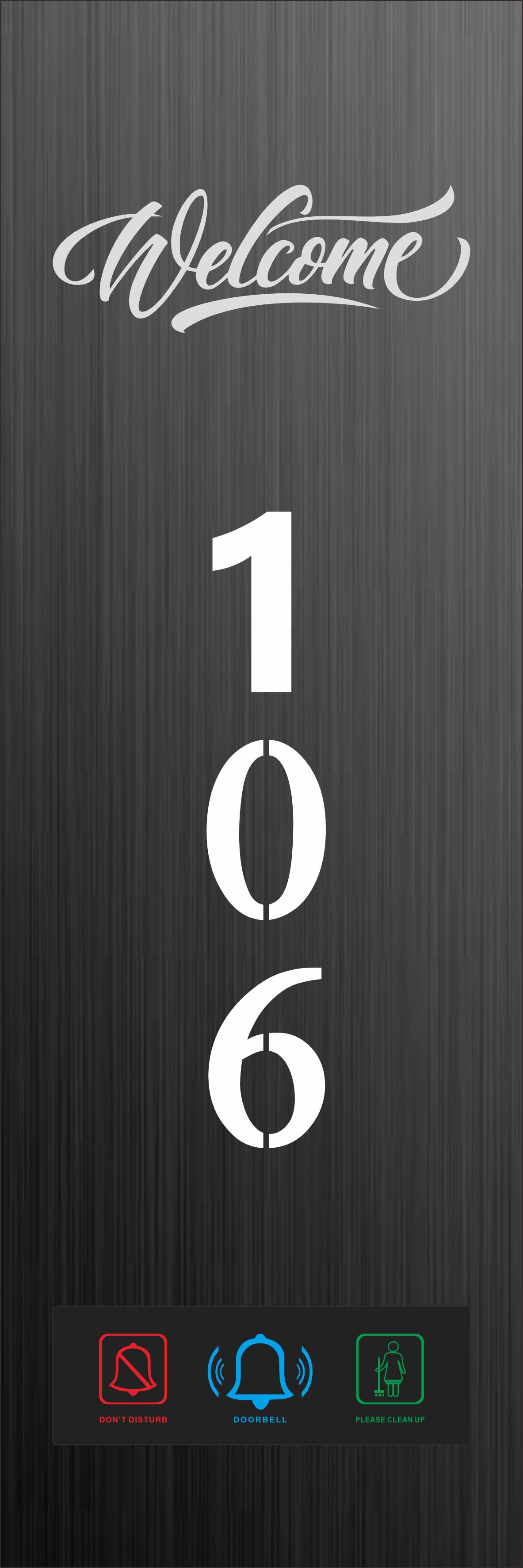 Customized Stainless Steel Acrylic Electronic Digital Doorplate for Hotels - Model KF601,Customized Stainless Steel Acrylic Electronic Digital Doorplate for Hotels - Model KF601,greentech