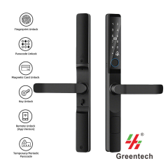 Hotel Smart Door Lock Fingerprint Lock Passcode Lock Magnetic Card Lock with Keyless,Hotel Smart Door Lock Fingerprint Lock Passcode Lock Magnetic Card Lock with Keyless,greentech