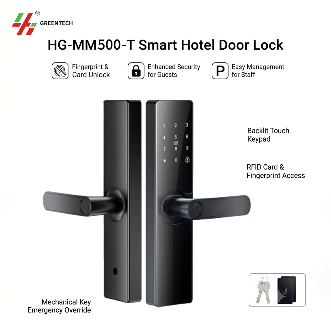 Smart Hotel Door Lock,Smart Hotel Door Lock,greentech