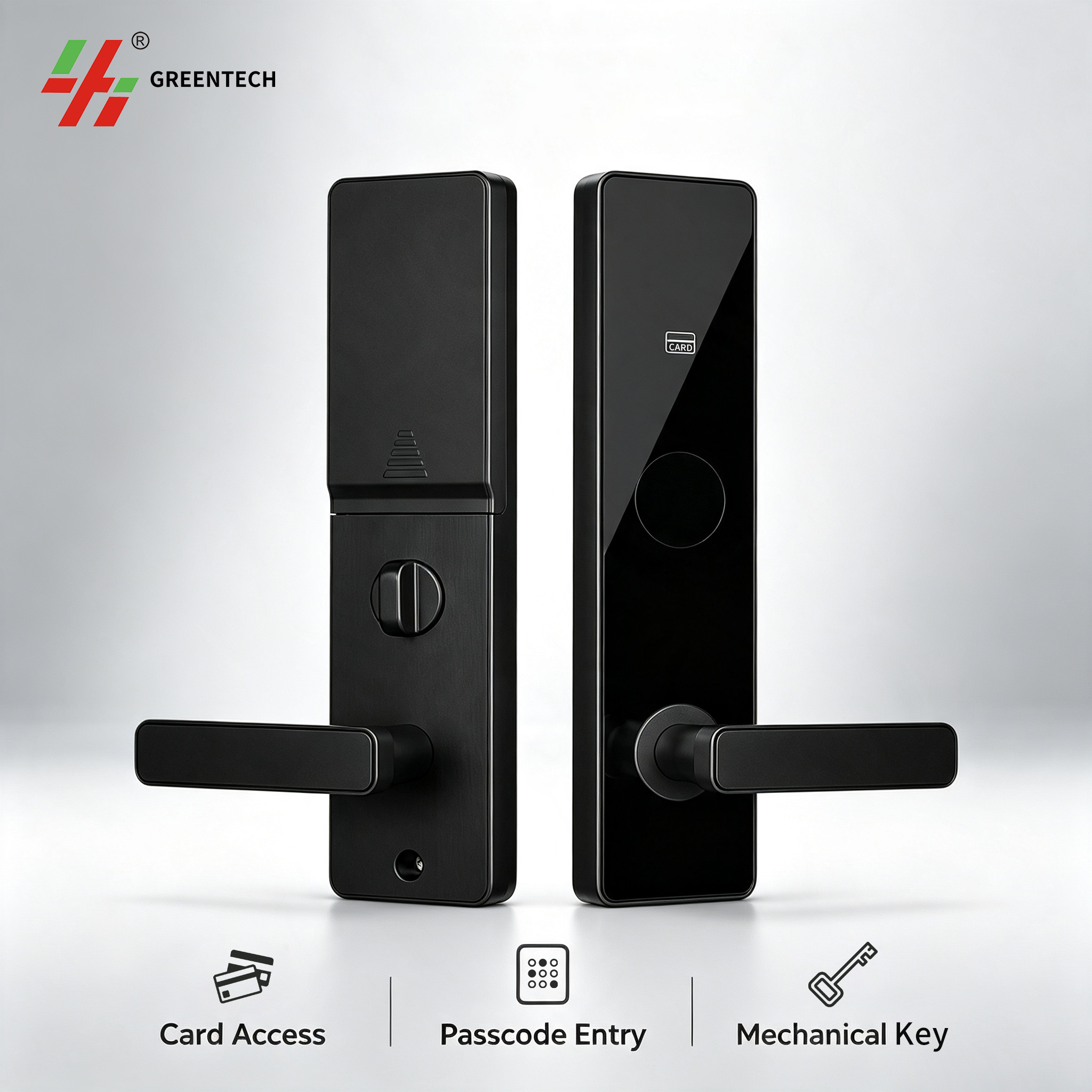 HG-MM600-T Electronic RFID Card Smart Hotel Door Lock for Hotel Apartment B&B,HG-MM600-T Electronic RFID Card Smart Hotel Door Lock for Hotel Apartment B&B,greentech